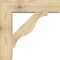 Ekena Millwork Funston Block Rough Sawn Bracket w/ Offset Brace, Douglas Fir, 8"W x 30"D x 30"H BKT0806X30X30FST05RDF - alternate 4